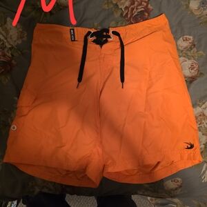 Men's Orange Swim Shorts